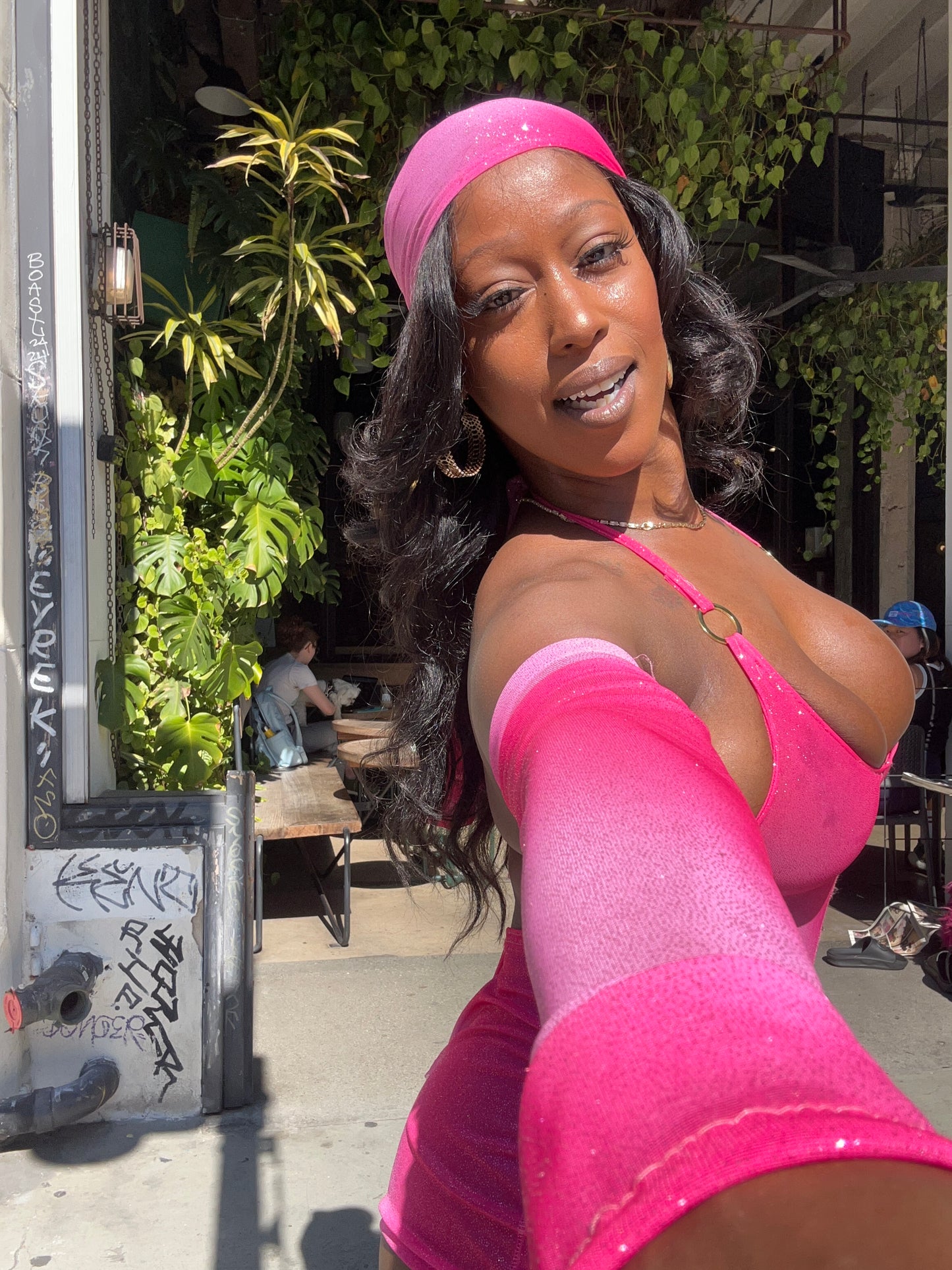 Kyra Body Suit Set- Pink Ombré