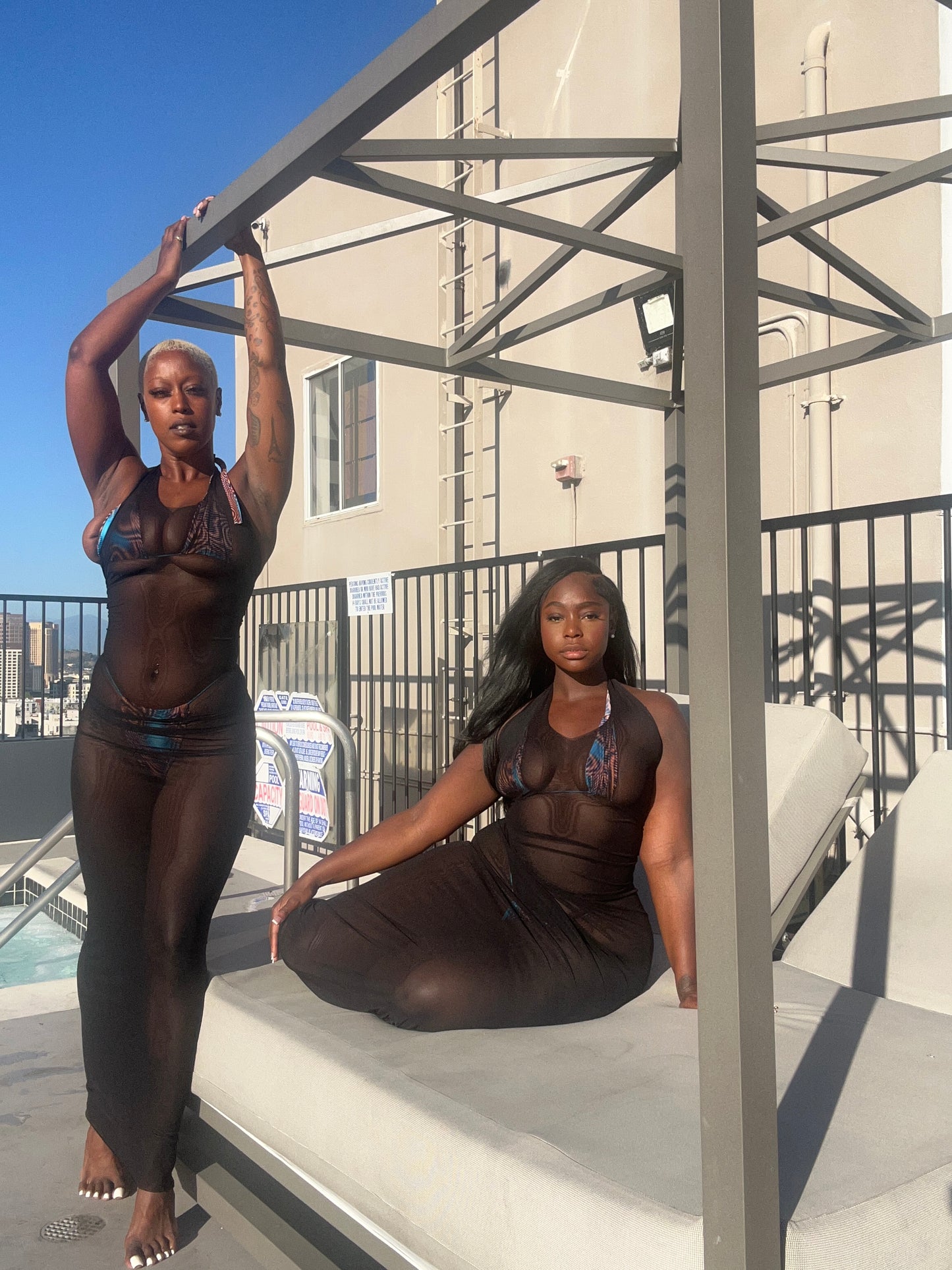 Transparency Maxi Dress