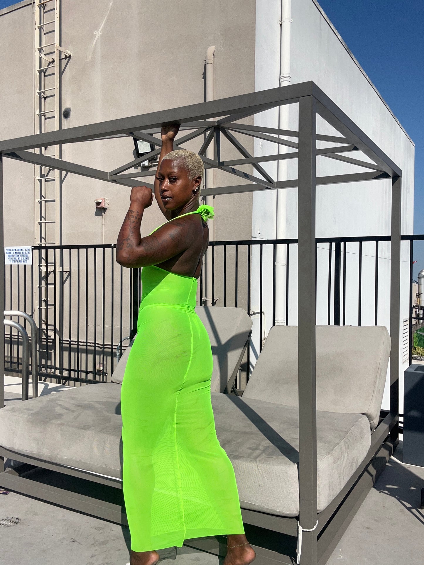 Transparency Maxi Dress