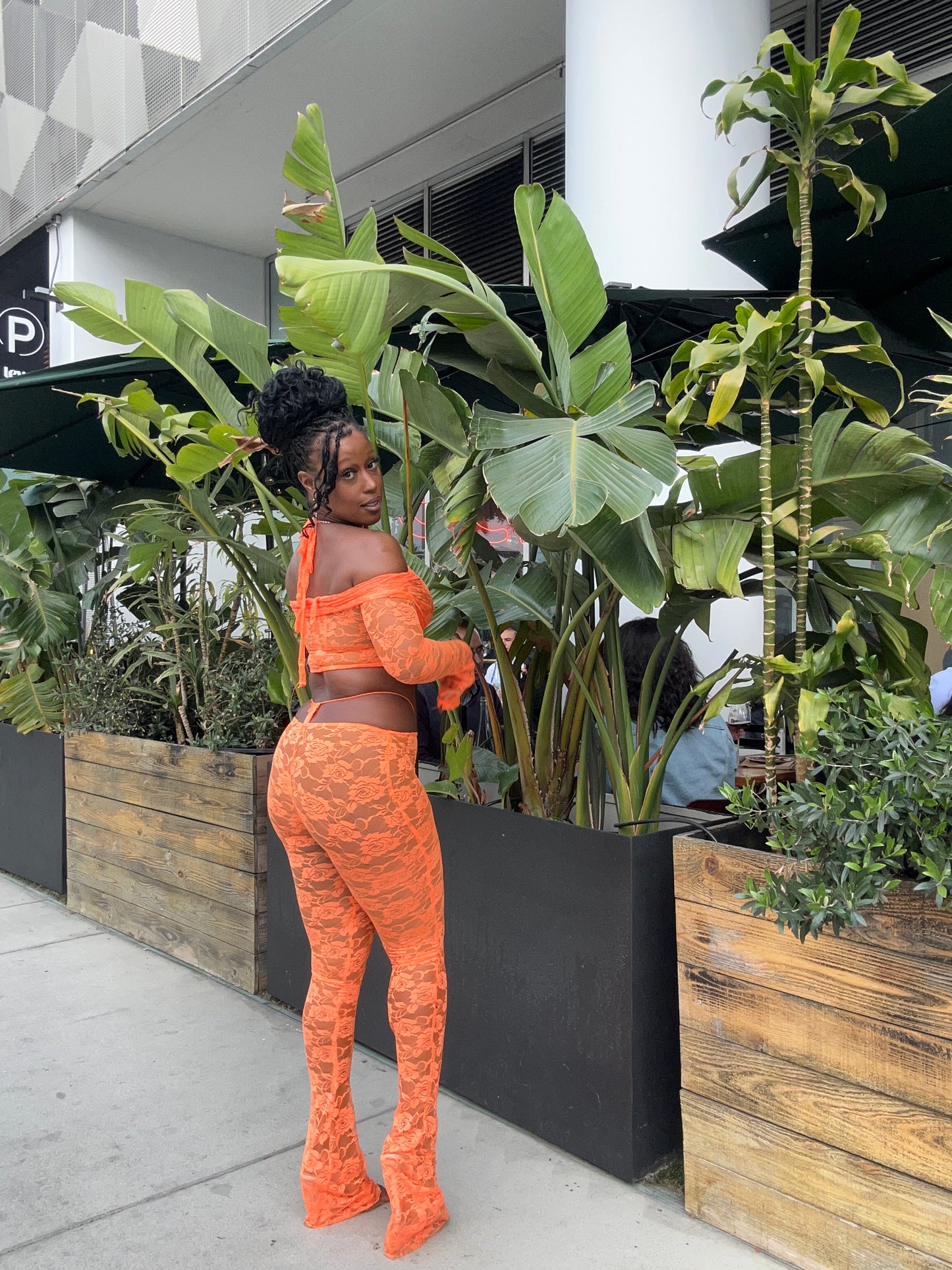 Hanna Pants Set - Rose Lace