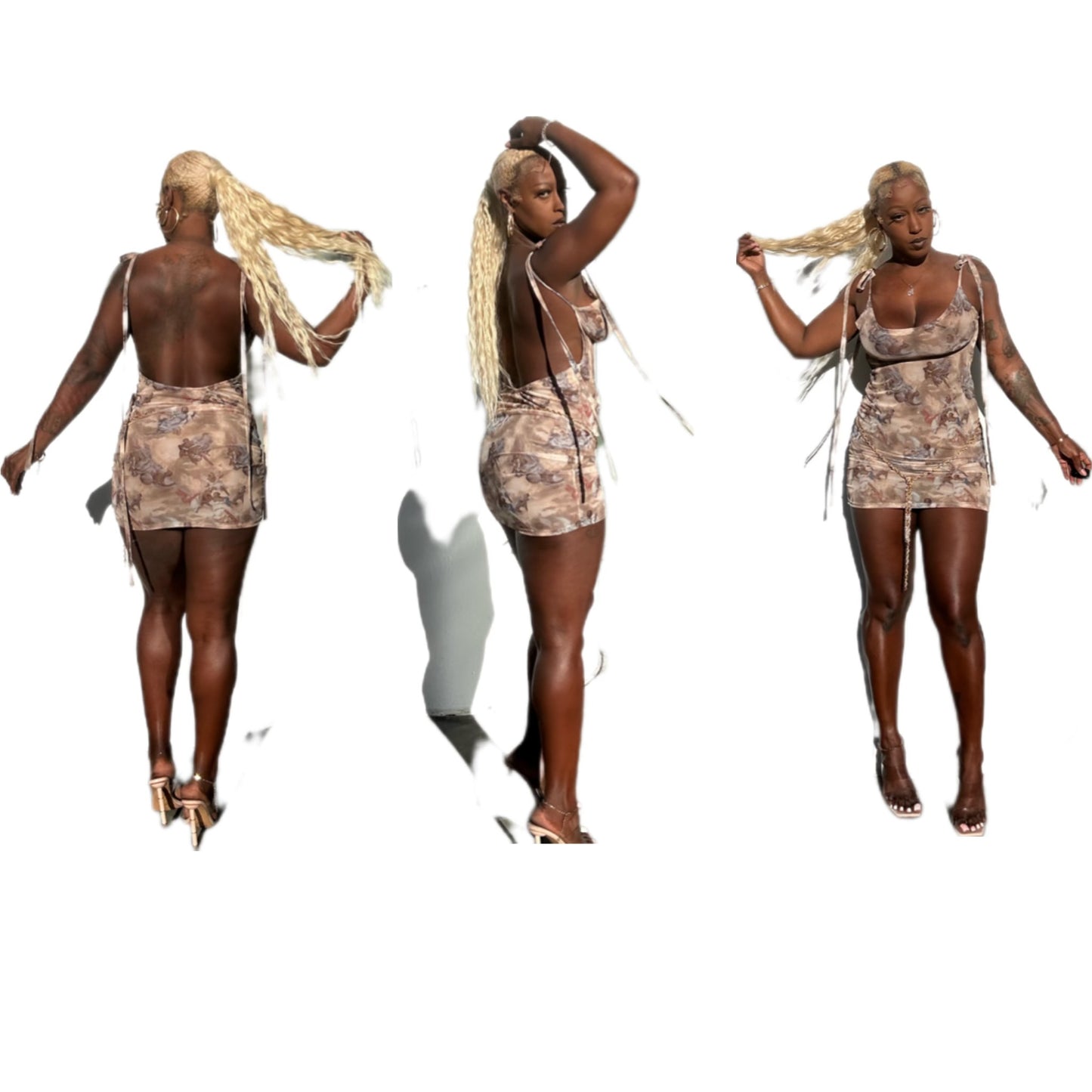 Agne Noire Mini Dress